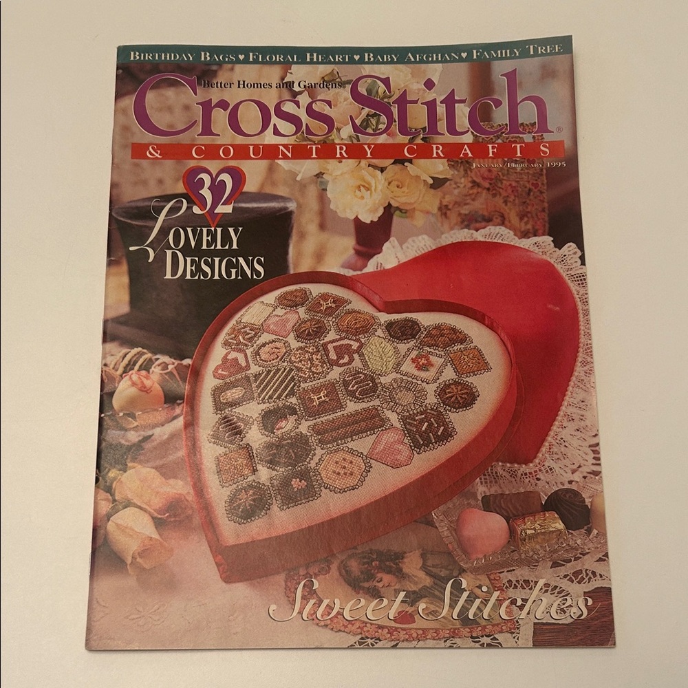 Vintage Cross-Stitch & Country Crafts Magazine 1995